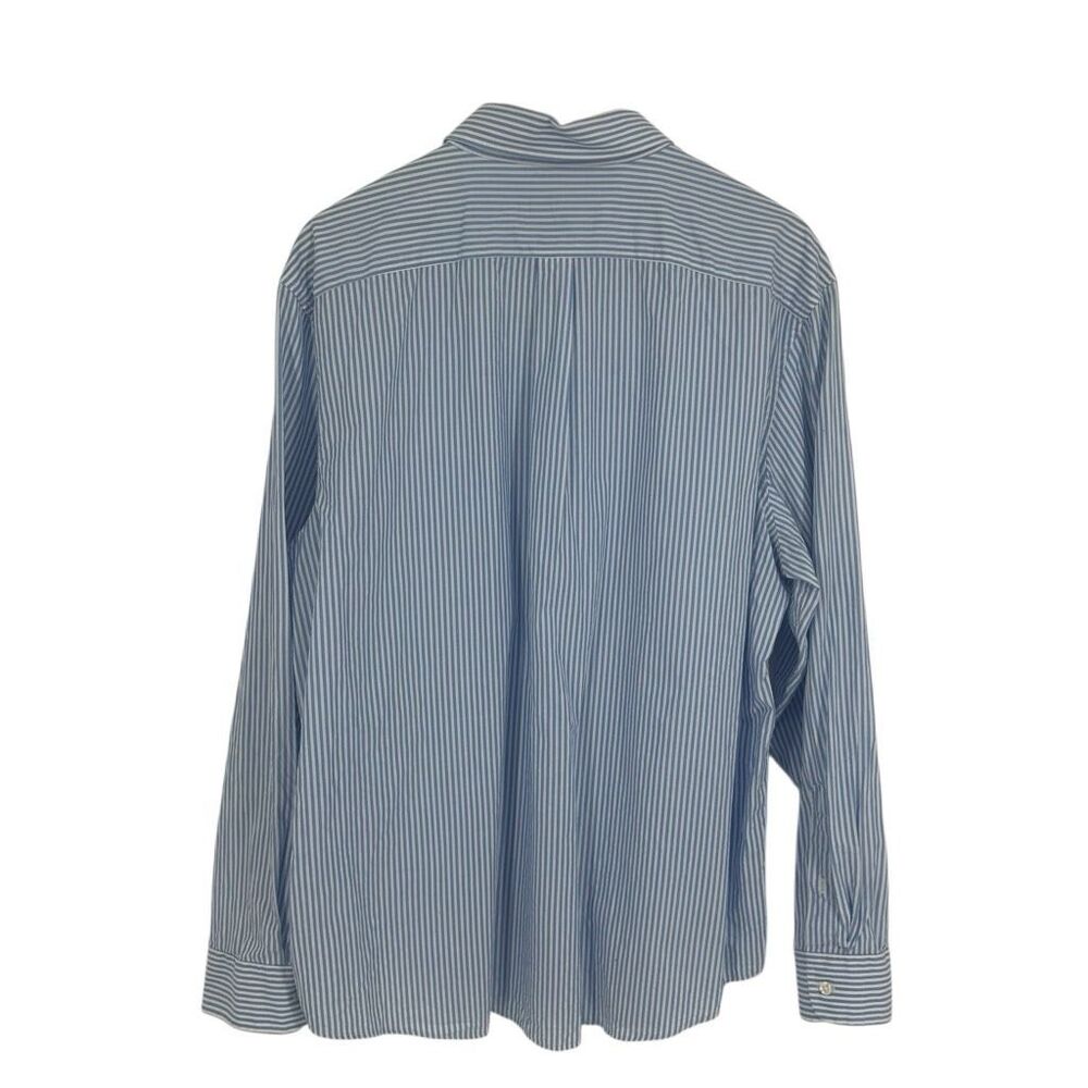 Vineyard Vines Button Down Mens XL Blue Whale Shirt Striped Cotton Long Sleeve - Picture 3 of 6